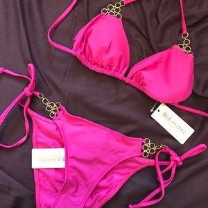 Bahimi bikini / Pink/ brand new!! Not VS